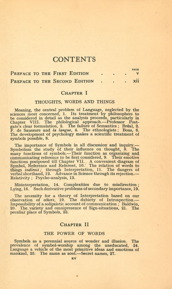 『The Meaning of Meaning : A Study of The Influence of Language upon Thought and of The Science of Symbolism』 2