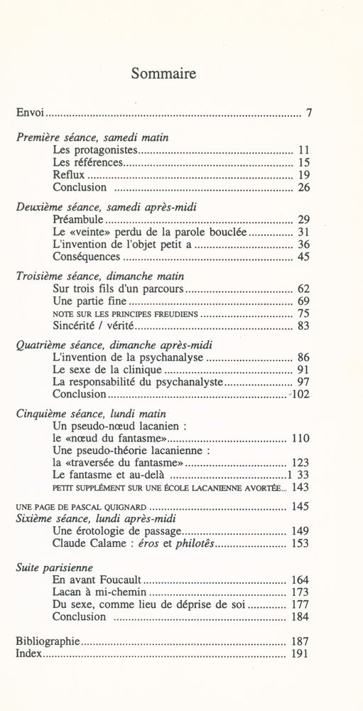 『LA PSYCHANALYSE: UNE ÉROTOLOGIE DE PASSAGE』 2