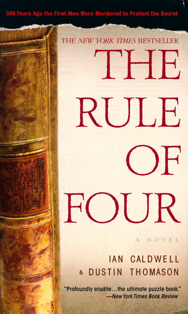 『THE RULE of FOUR』 1