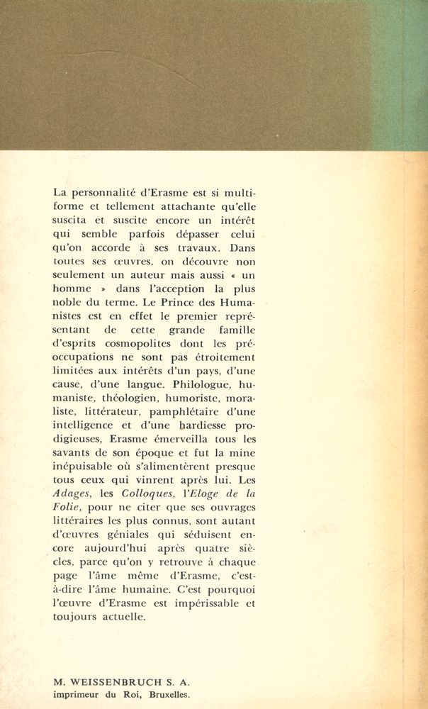 『ERASME : sa vie, ses œuvres』 3