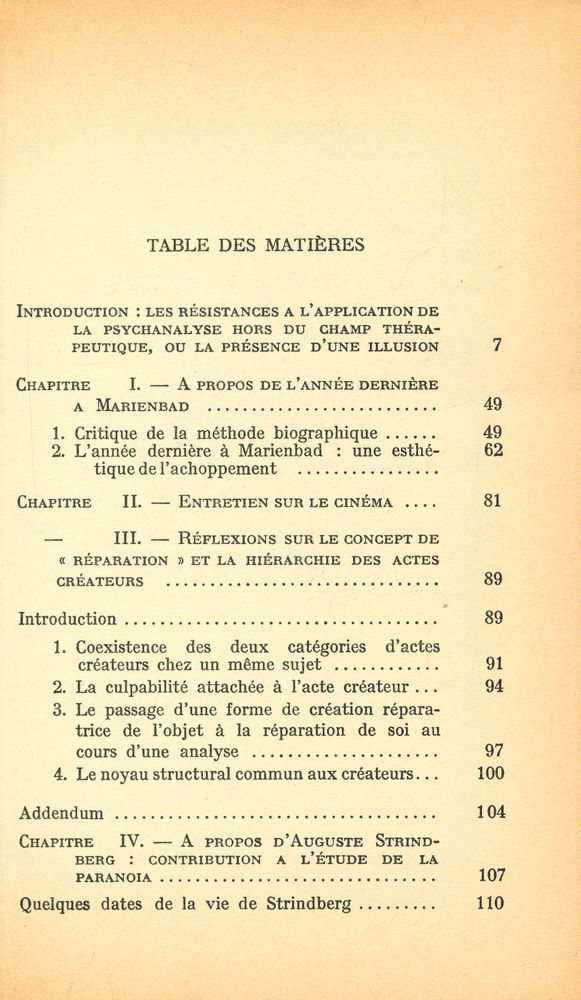 『pour une psychanalyse de l'art et de la créativité』 2