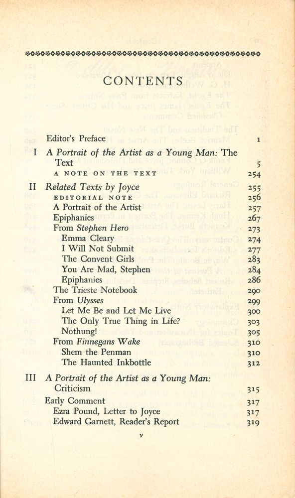 『A Portrait of the Artist as a Young Man: TEXT, CRITICISM, AND NOTES』 2