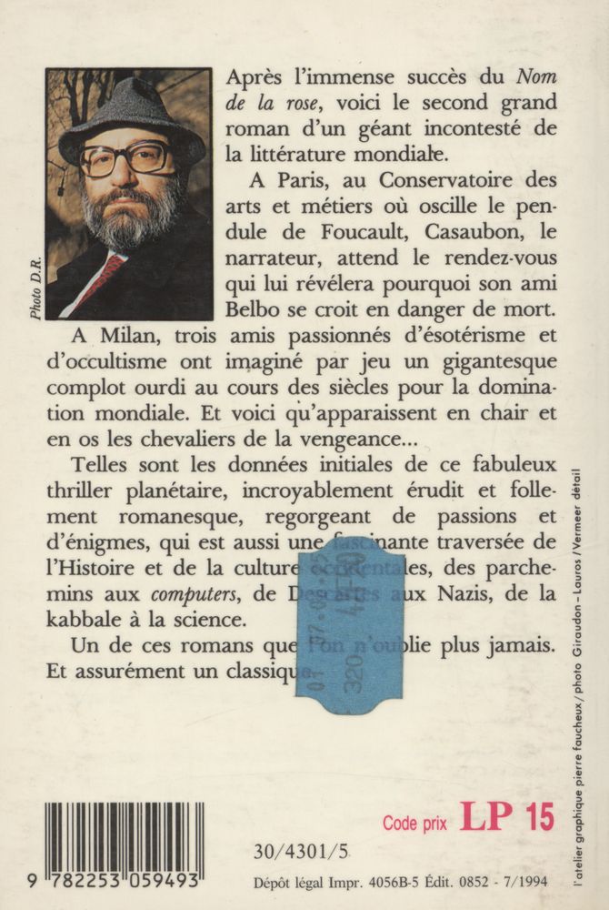 『Le pendule de Foucault』 6