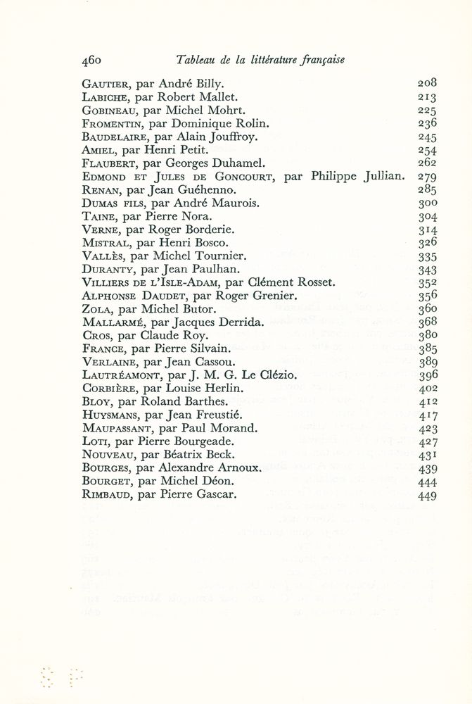 『Tableau de la littérature française : de Madame de Staël à Rimbaud』 3