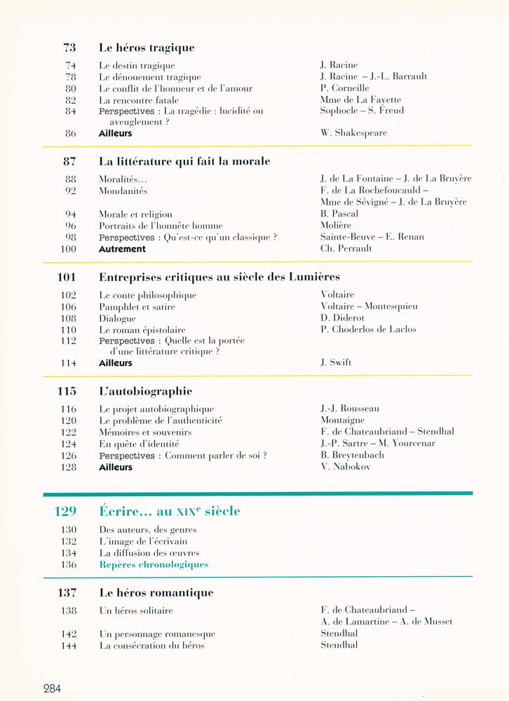 『Littérature du Moyen - Âge au XXe siècle』 3