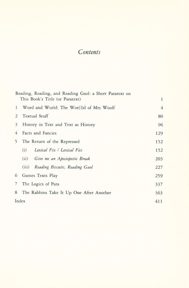 『In the reading gaol : postmodernity, texts, and history』 2