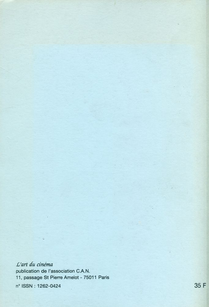 『L'Art du cinéma』 n° 24  3