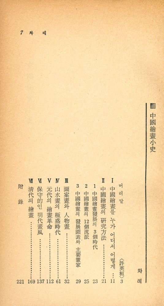 『瑞文文庫 153 - 中國繪畫小史(서문문고 153 - 중국회화소사)』 2