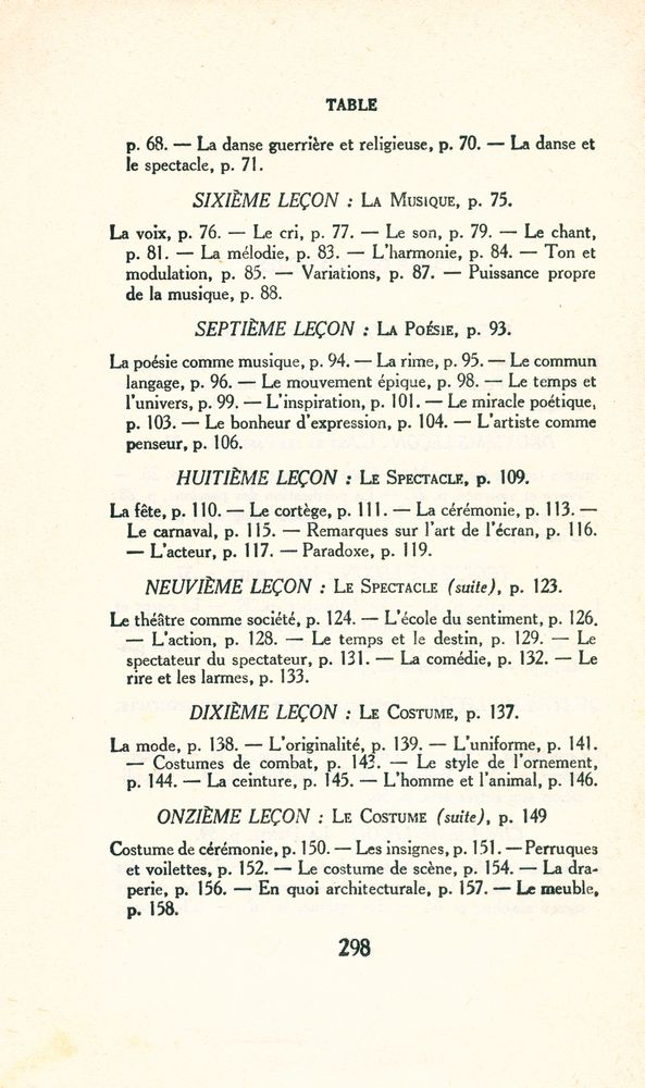 『VINGT LEÇONS SUR LES BEAUX - ARTS』 3