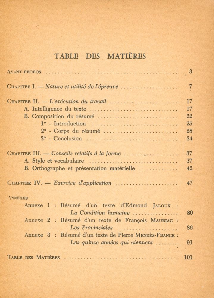 『LA TECHNIQUE DU RÉSUMÉ : CONSEILS AUX ÉTUDIANTS』 2