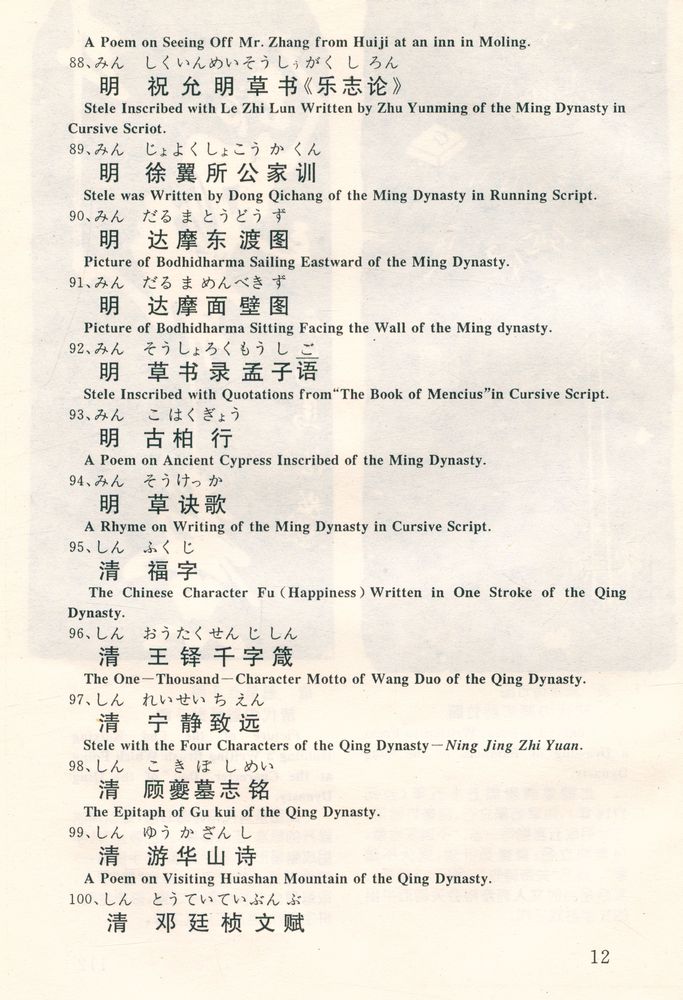 『西安碑林百图集赏』