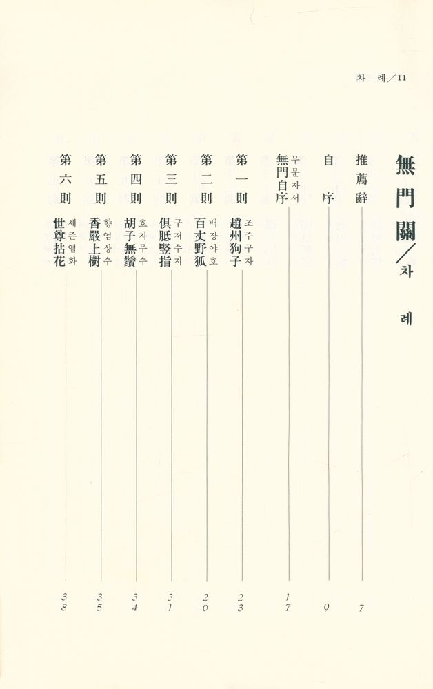 『無門關(무문관)』 2