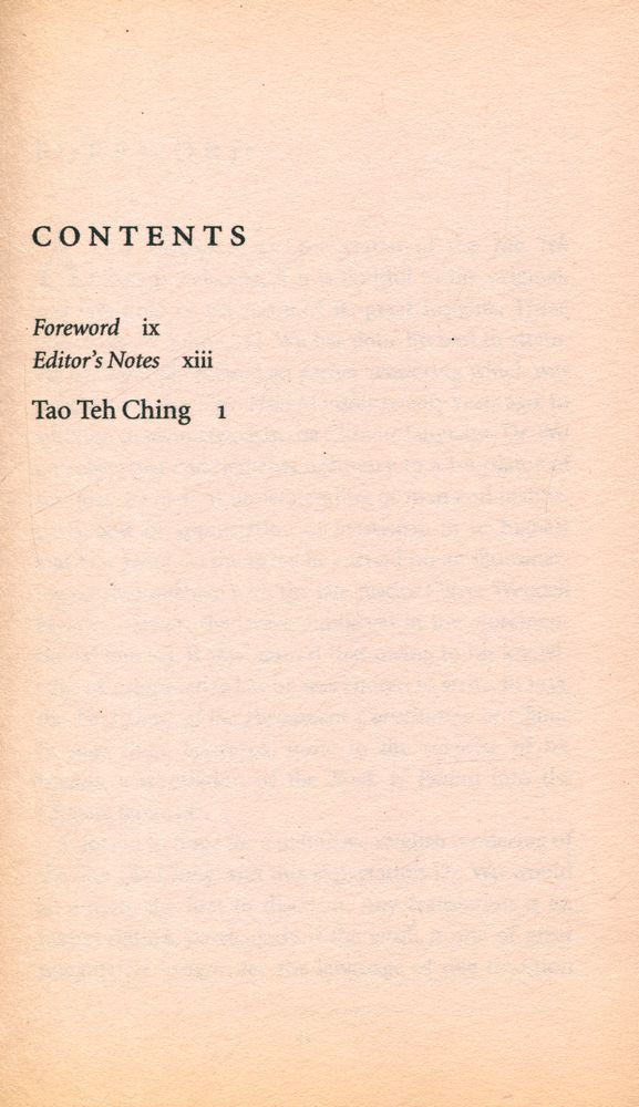 『TAO THE CHING』 2