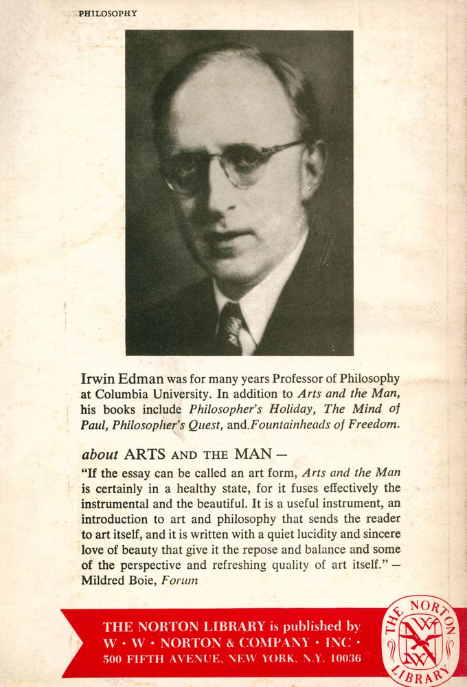 『ARTS AND THE MAN – a short introduction to aesthetics』 3