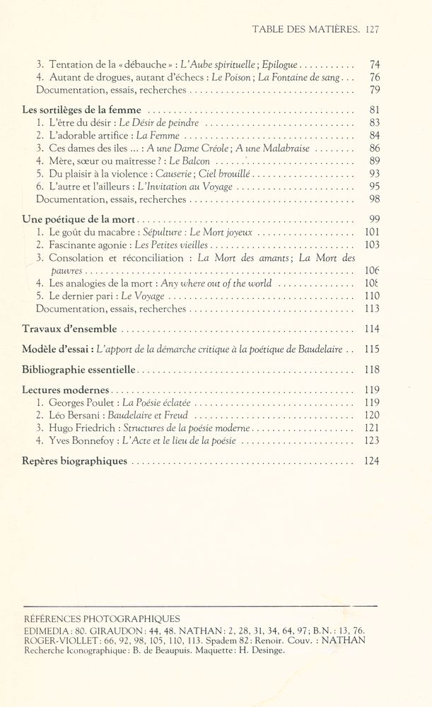 『Les fleurs du mal et autres écrits』 3