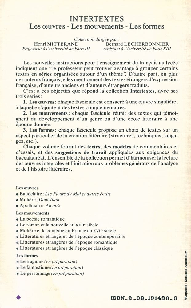『Les fleurs du mal et autres écrits』 4