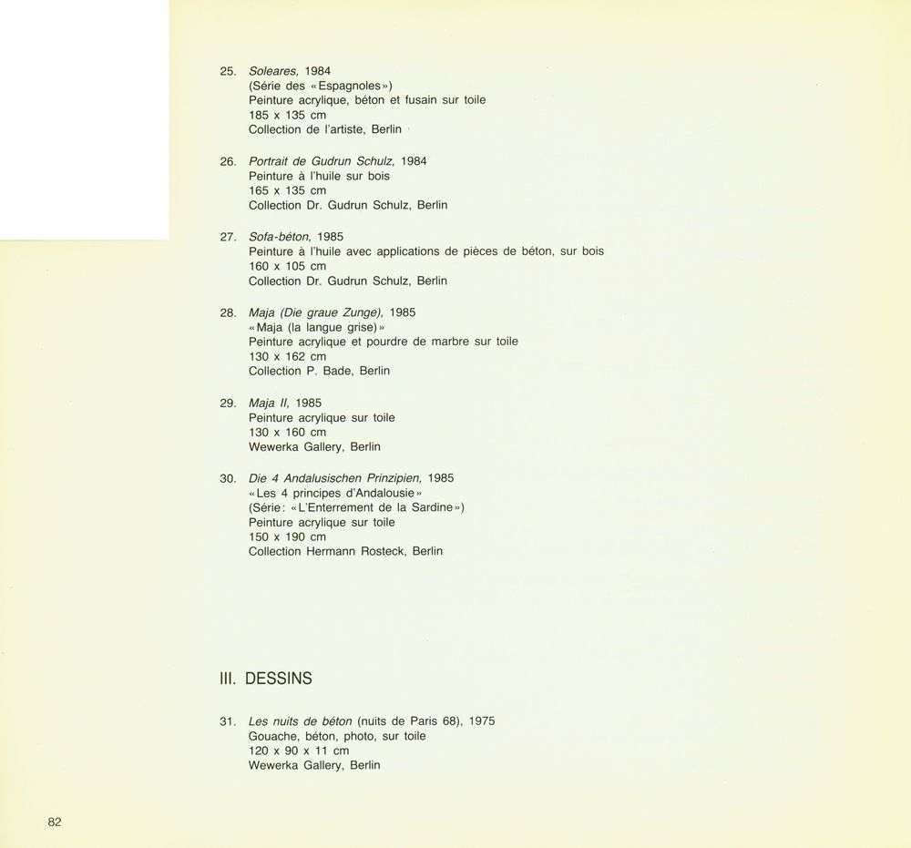 《Wolf Vostell : environnement, vidéo, peintures, dessins, 1977 - 1985》 6