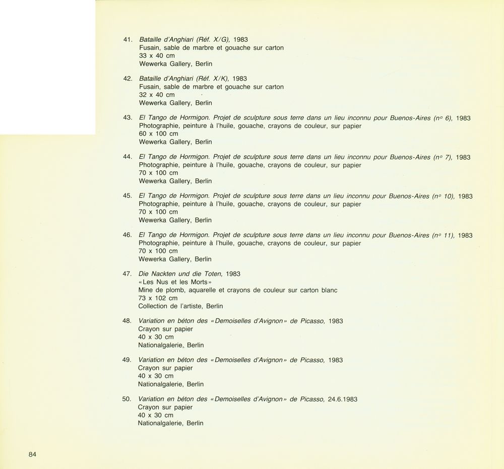 《Wolf Vostell : environnement, vidéo, peintures, dessins, 1977 - 1985》 8