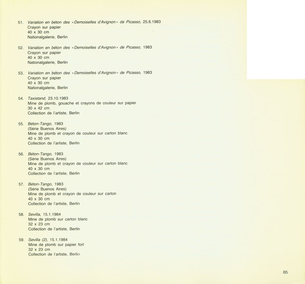 《Wolf Vostell : environnement, vidéo, peintures, dessins, 1977 - 1985》