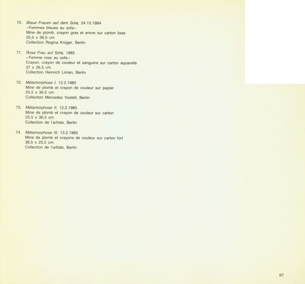 《Wolf Vostell : environnement, vidéo, peintures, dessins, 1977 - 1985》