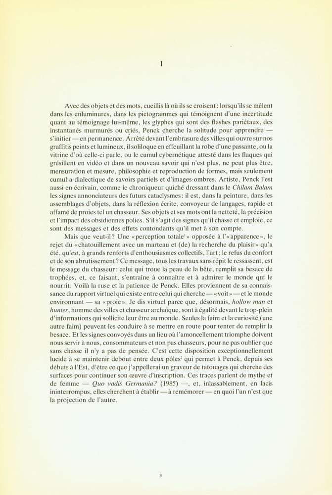 《A.R.PENCK : repères》 2