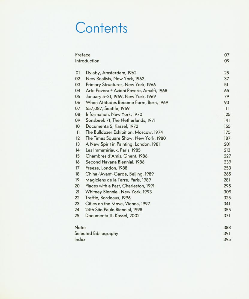 『Biennials and Beyond: Exhibitions That Made Art History, 1962 - 2002』 2