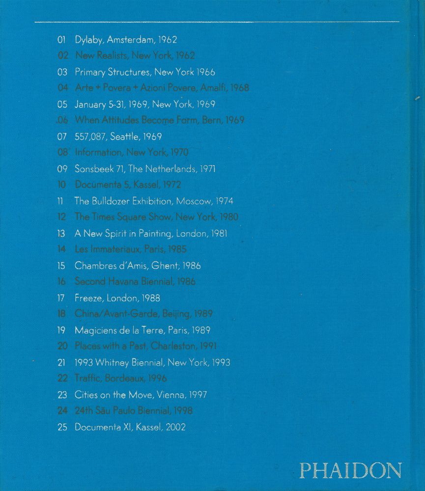 『Biennials and Beyond: Exhibitions That Made Art History, 1962 - 2002』 3