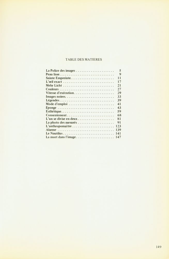 『La police des images』 2
