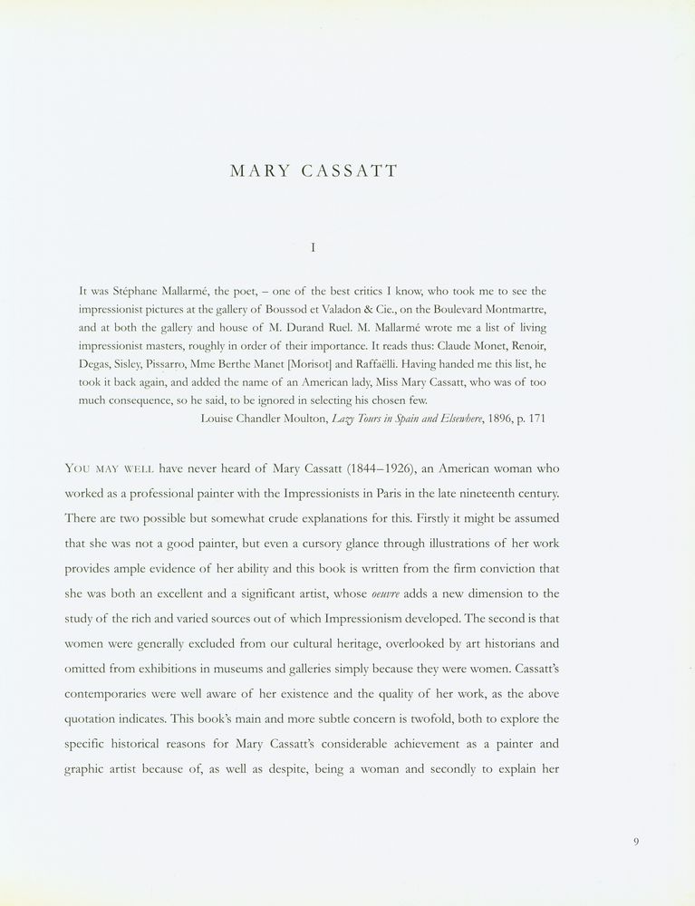 『Mary Cassatt』 2