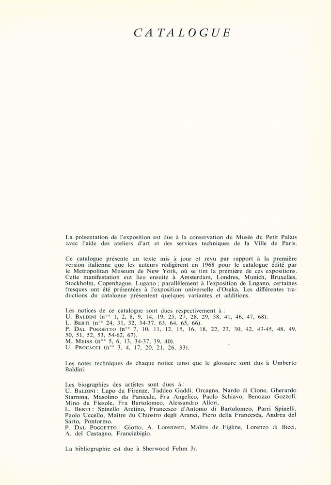 《FRESQUES DE FLORENCE》 2