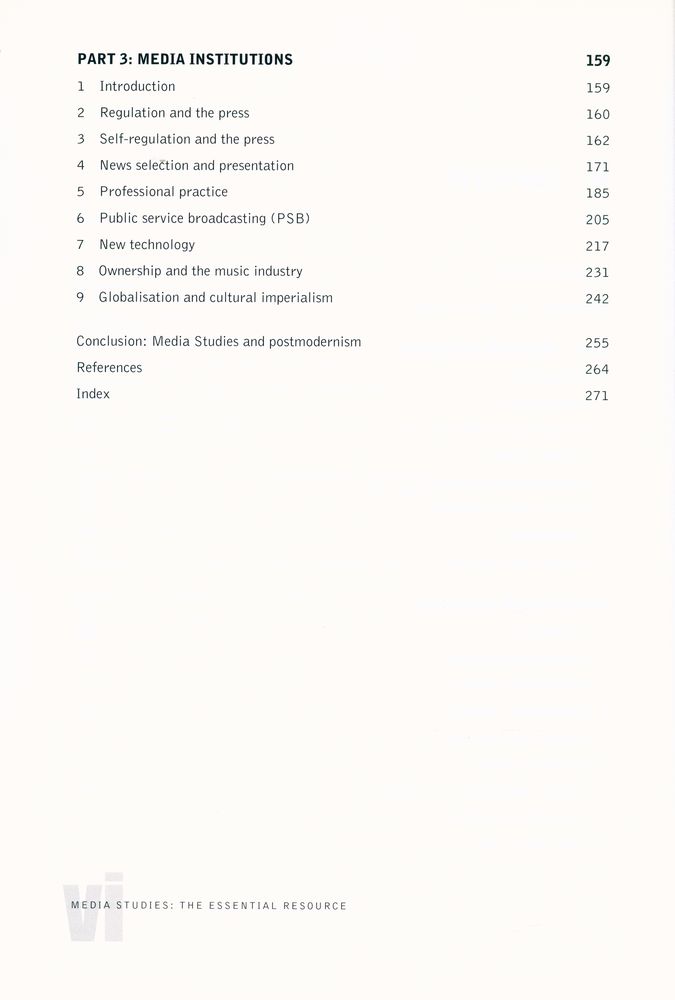 『MEDIA STUDIES: The Essential Resource』 3