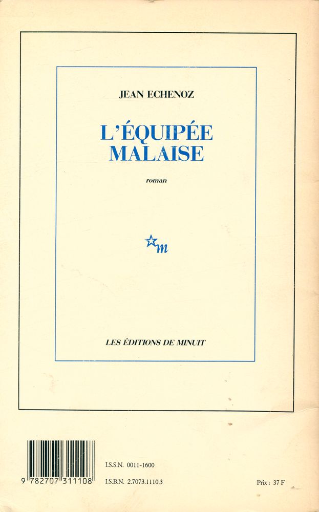 『CRITIQUE』 TOME XLII - N° 475 3