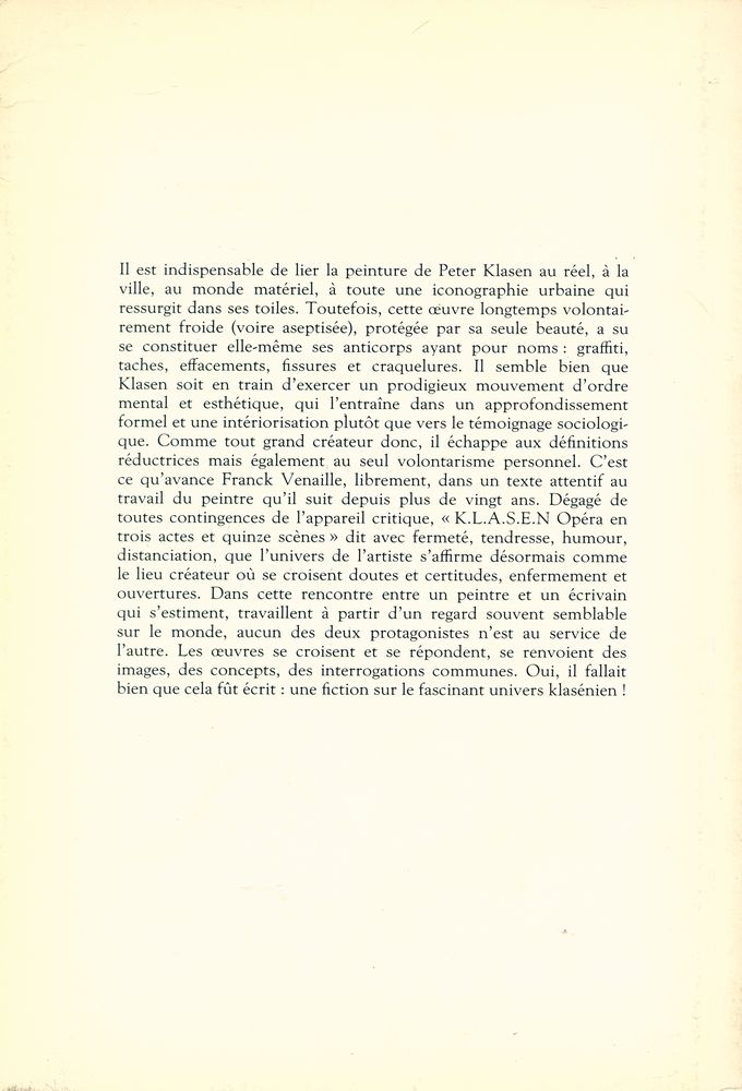 『K.L.A.S.E.N : opéra en trois actes et quinze scènes』 3