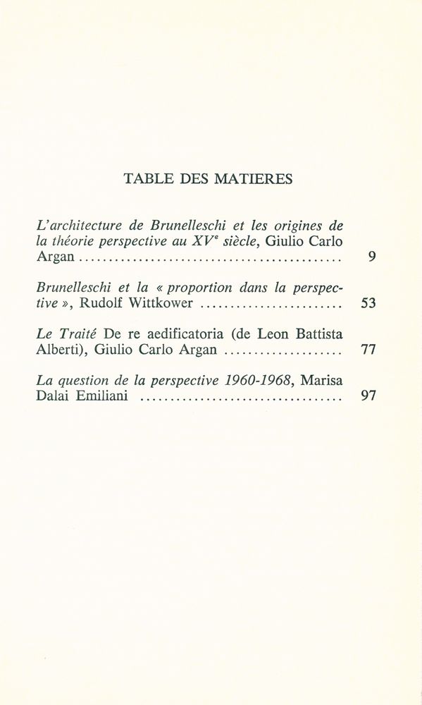 『Perspective et Histoire au Quattrocento : suivi de 《La question de la perspective, 1960 - 1968》 par Marisa Dalai Emiliani』 2