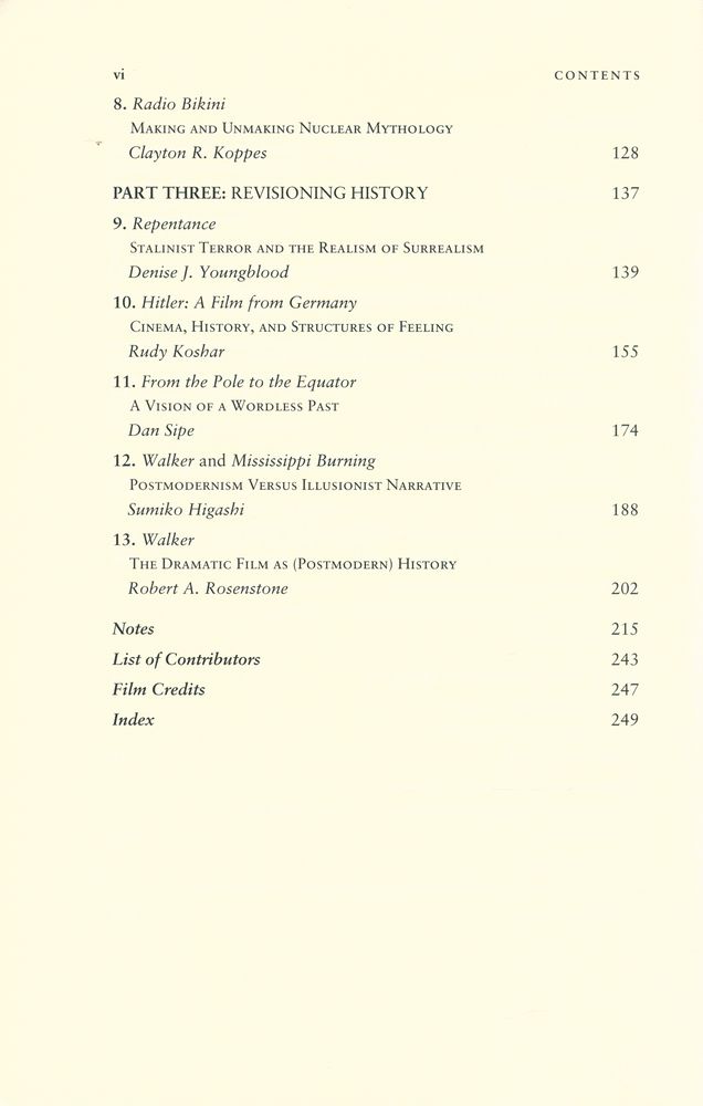 『Revisioning history : film and the construction of a new past』 3