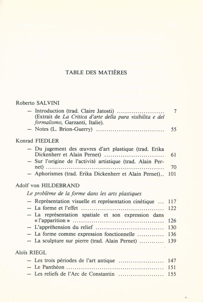 『PURE VISIBILITÉ ET FORMALISME DANS LA CRITIQUE D'ART AU DÉBUT DU XXe SIÈCLE』 2