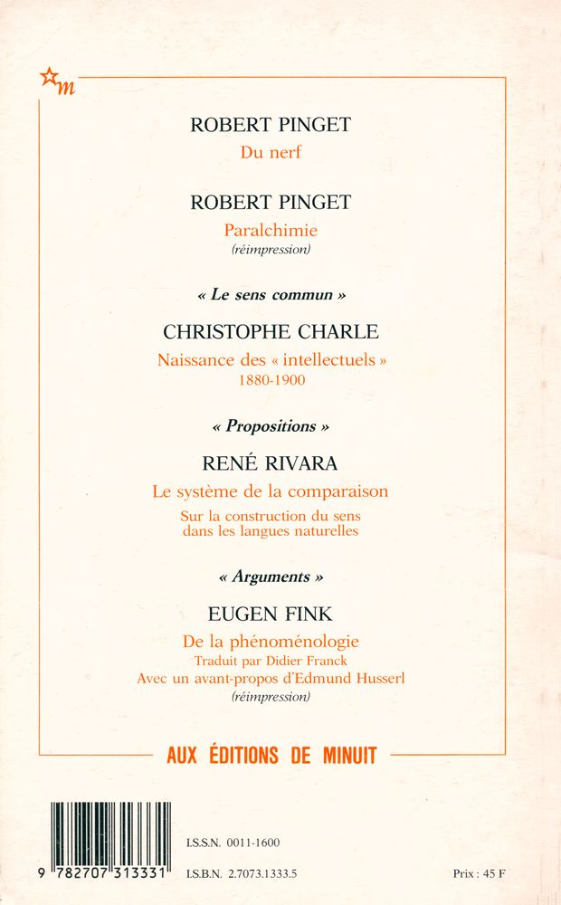 『CRITIQUE』 TOME XLVI - N° 514 3