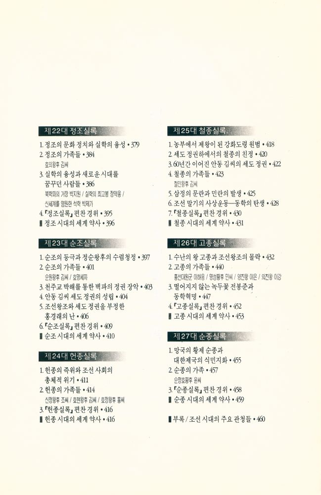 『한권으로 읽는 조선왕조실록』 6