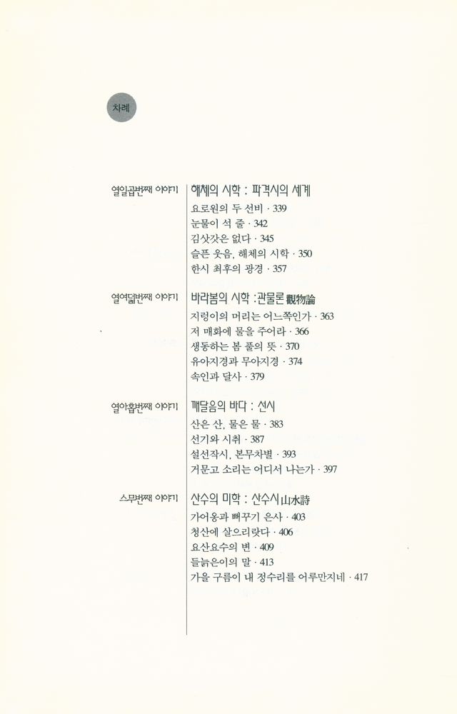 『한시 미학 산책』 6