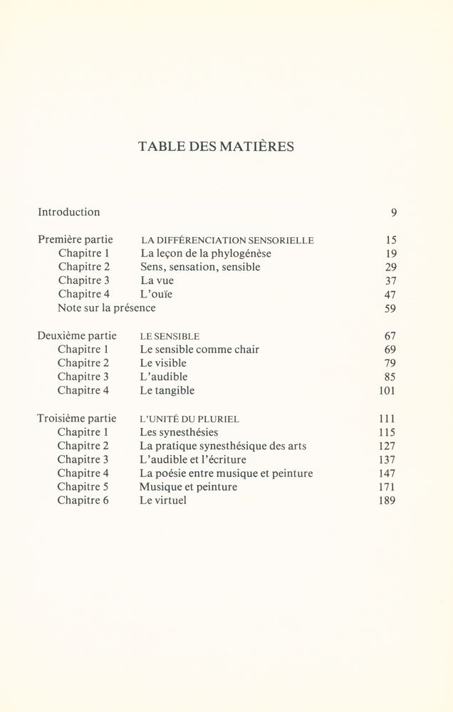 『L'œil et l'oreille : essai』 2