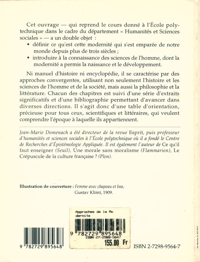 『Approches de la modernité』 4