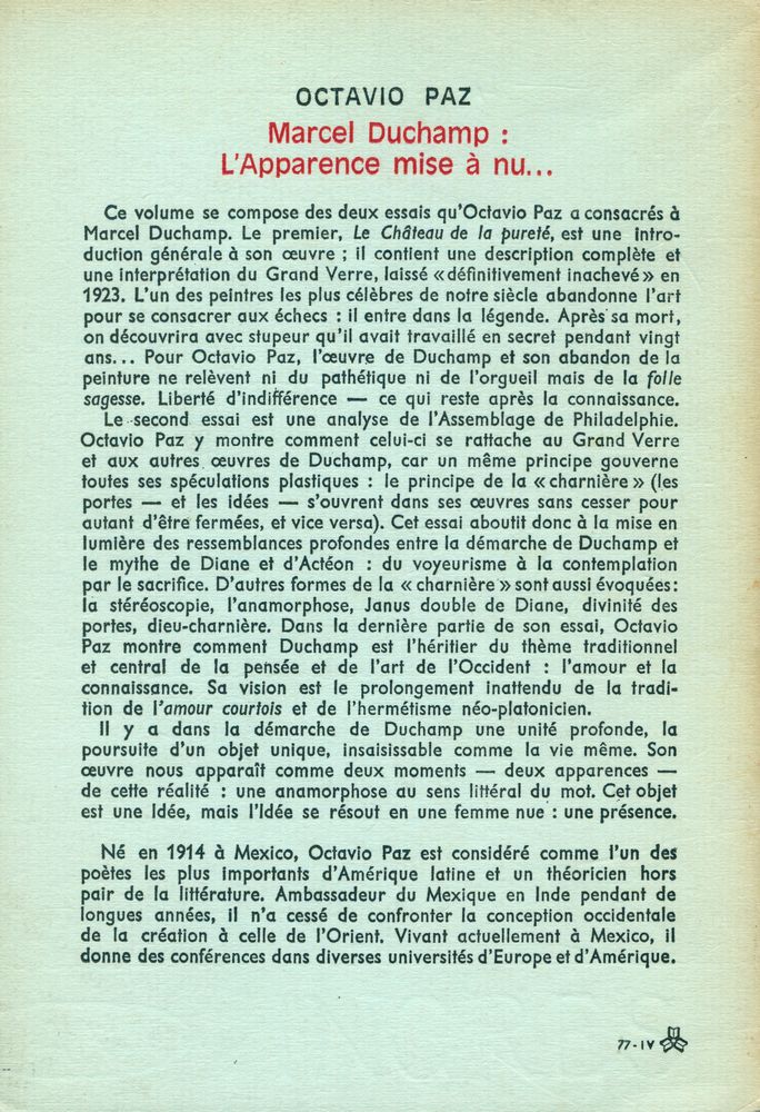 『Marcel Duchamp : L'Apparence mise à nu…』 3