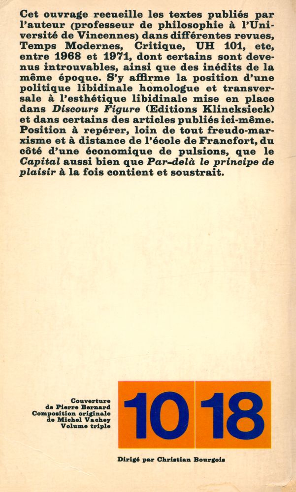 『DÉRIVE A PARTIR DE MARX ET FREUD』 3