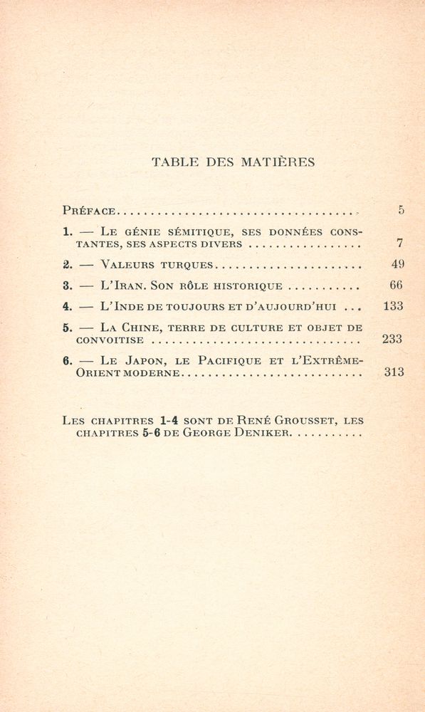 『LA FACE DE L'ASIE』 2