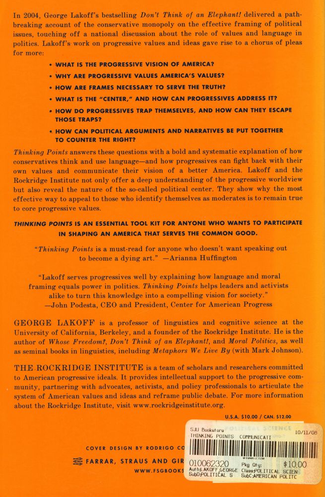 『Thinking Points : Communicating Our American Values and Vision』 5