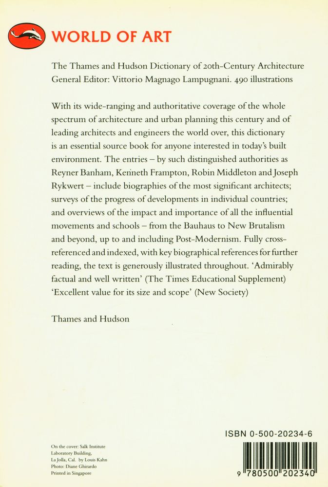 『The Thames And Hudson Dictionary Of 20th Century Architecture』 3