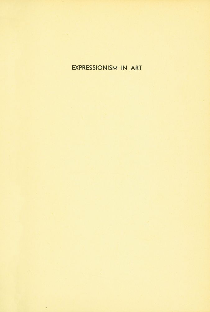『Expressionism in art』 1