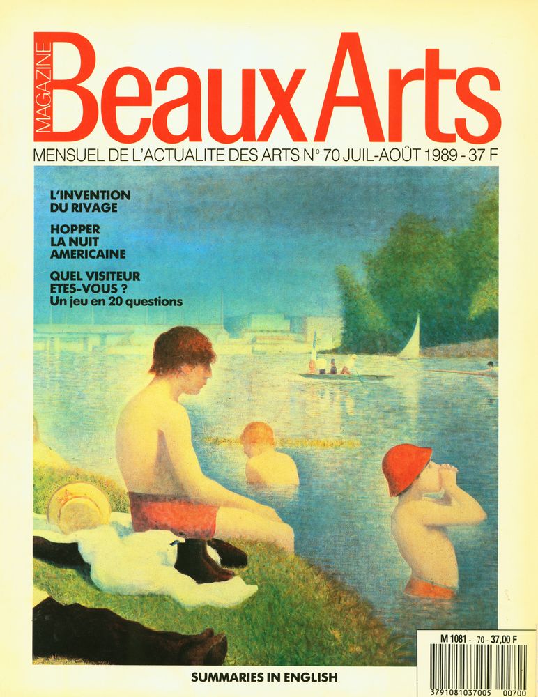 『Beaux Arts MAGAZINE』 N° 70 JUIL - AOÛT 1989 1