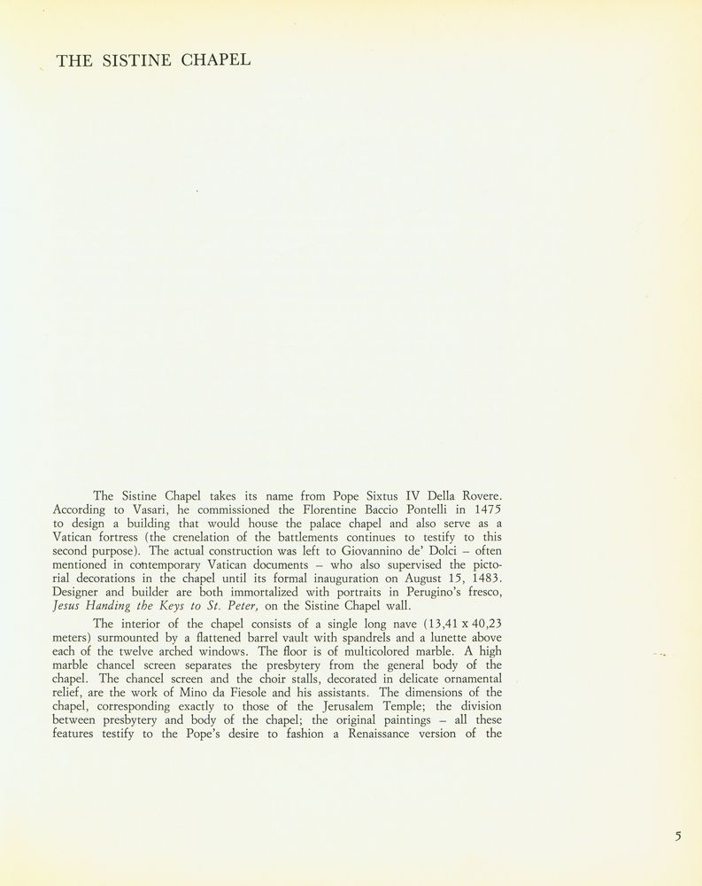 『MICHELANGELO AND RAPHAEL WITH BOTTICELLI - PERUZINO, SIGNORELLI, GHIRLANDAIO AND ROSSELLI IN THE VATICAN : ALL THE SISTINE CHAPEL, THE STANZAS AND THE LOGGIAS』 2