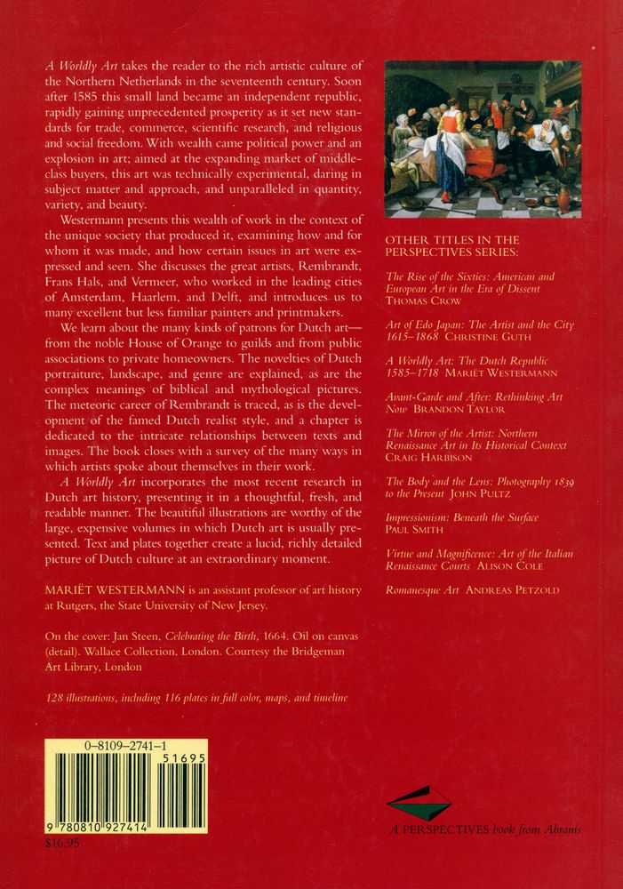 『A worldly art : the Dutch Republic, 1585 - 1718』 3